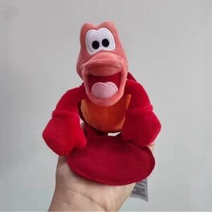 New Disney Plush Sebastian Shoulder Magnetic Pal, The Little Mermaid